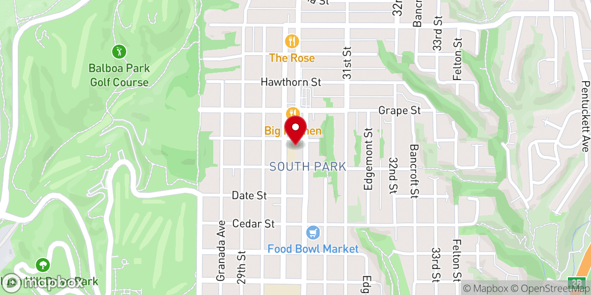 Map showing location of Christ United Presbyterian Church