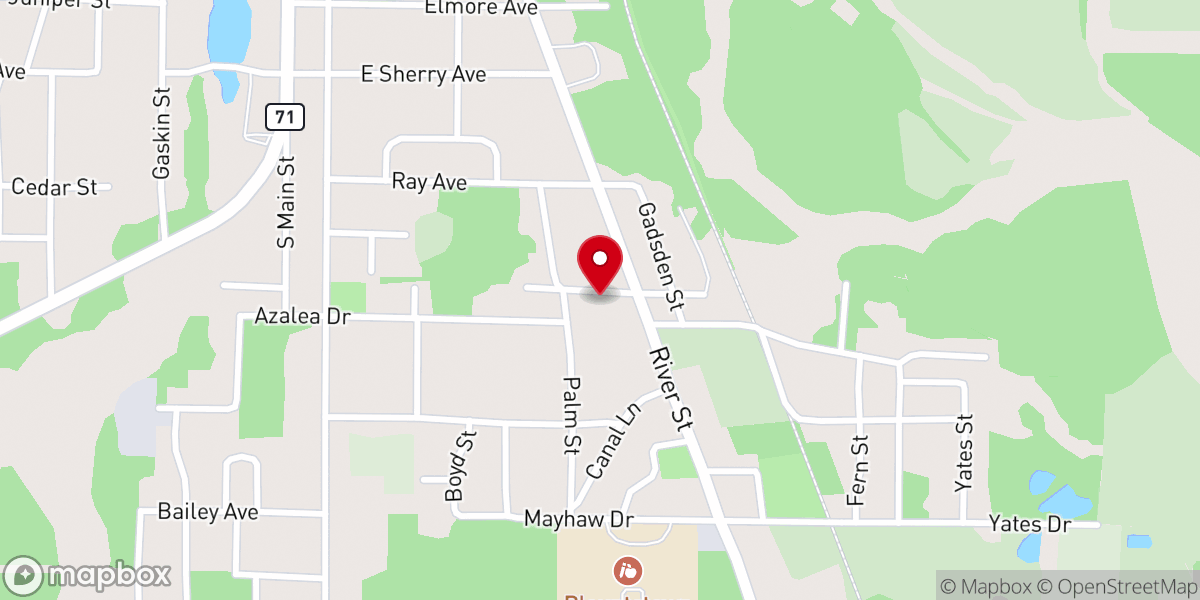 Map showing location of St Temple First Born Church