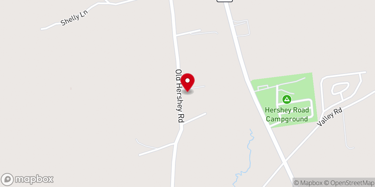 Map showing location of Conewago Church Number 2