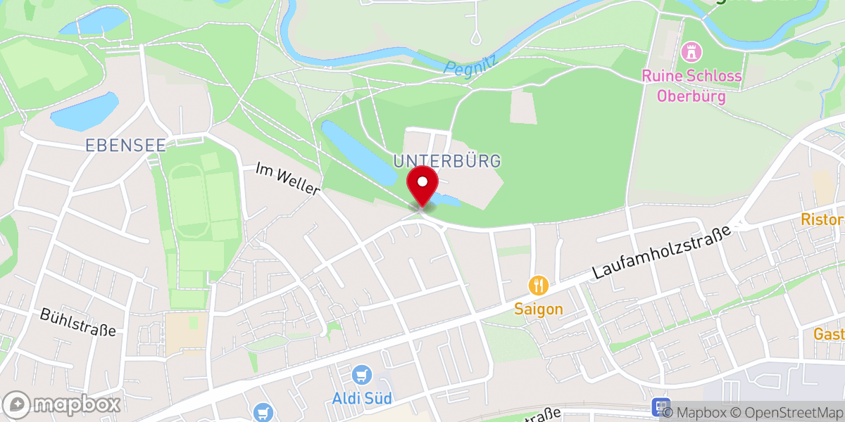 Map showing location of Quellkapelle zur schmerzhaften Mutter