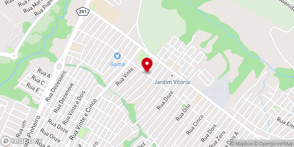 Map showing location of Igreja Pentecostal Altar de fogo