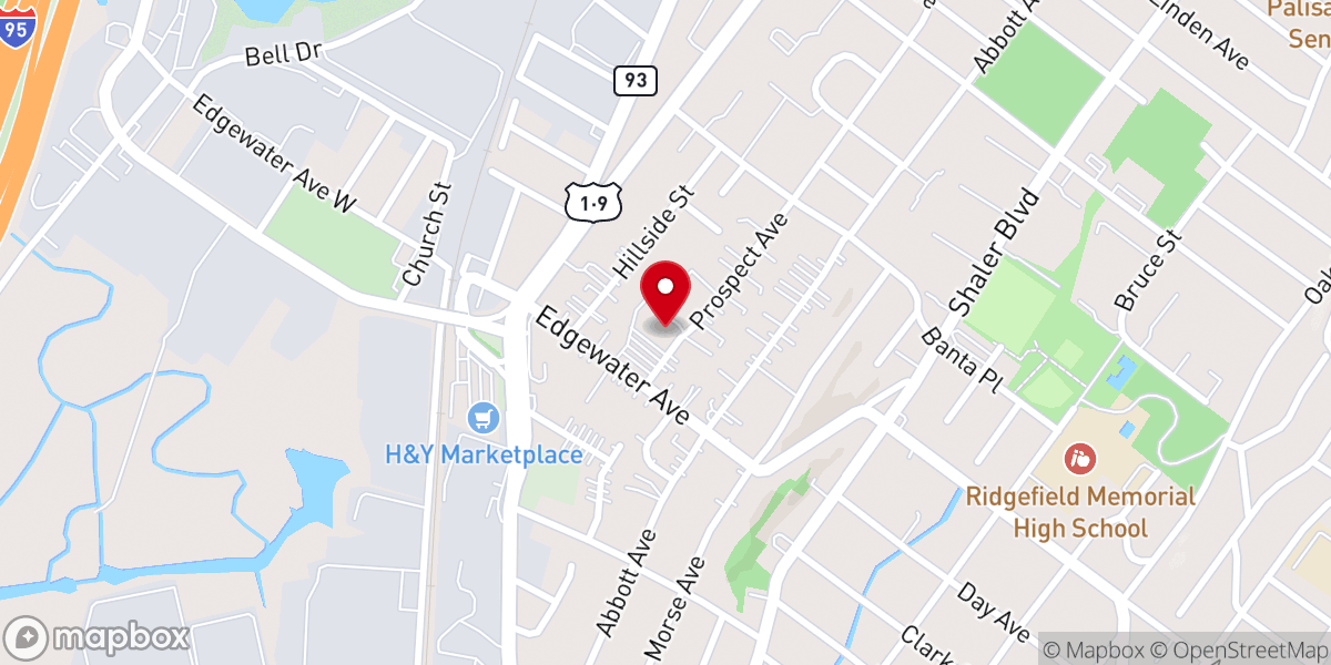 Map showing location of Saint Matthew's Roman Catholic Church