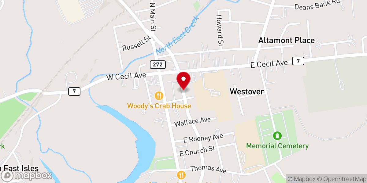 Map showing location of New Covenant Fellowship
