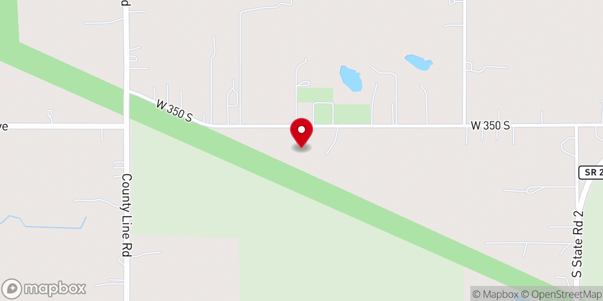 Map showing location of Salem United Methodist Church