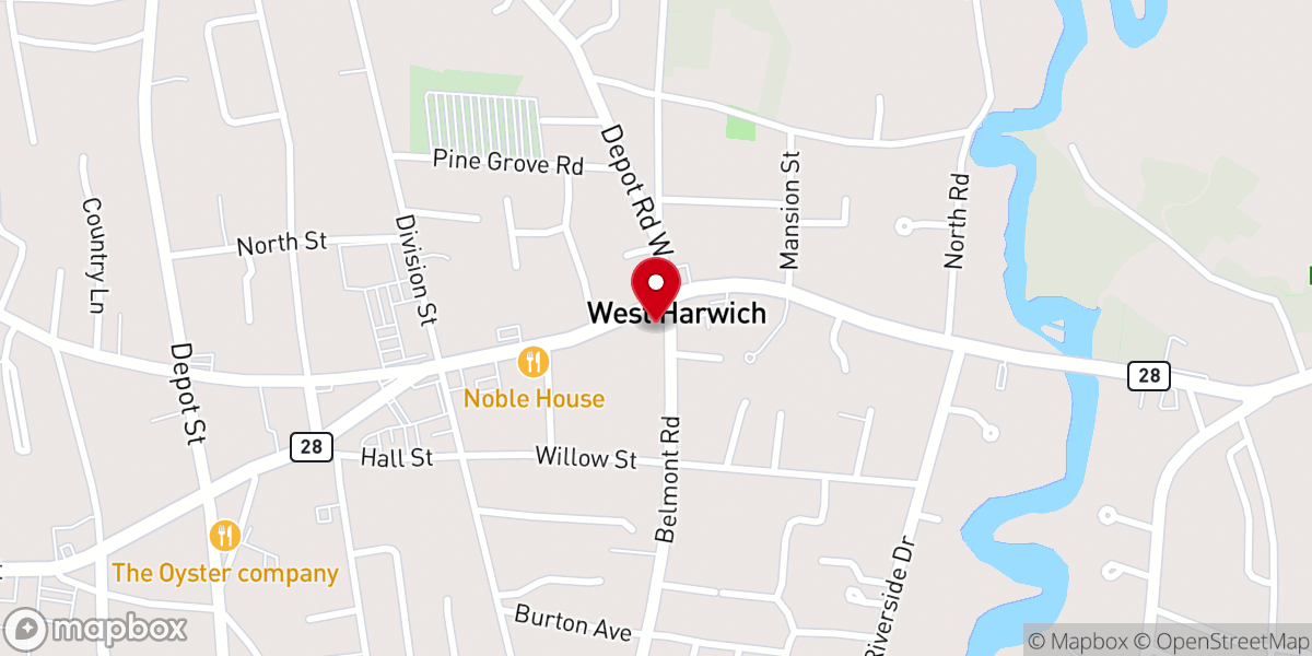 Map showing location of Hands of Hope Outreach Center