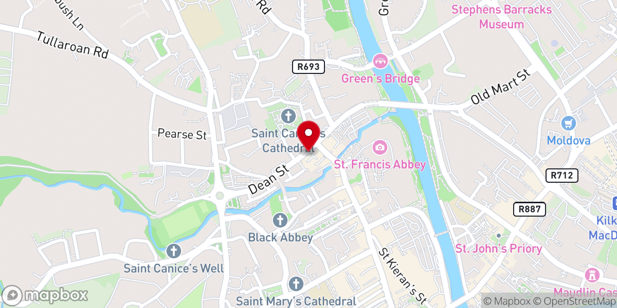 Map showing location of Know Way Out