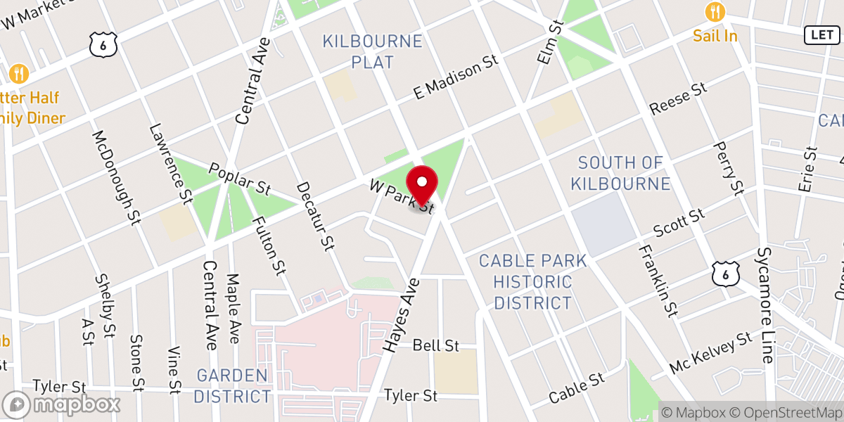 Map showing location of Men of Action Ministries Inc