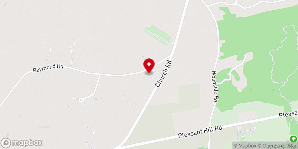 Map showing location of Brunswick United Methodist Church