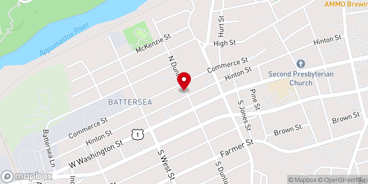 Map showing location of Calvary Temple Church