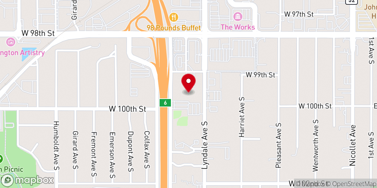 Map showing location of Nativity of Mary