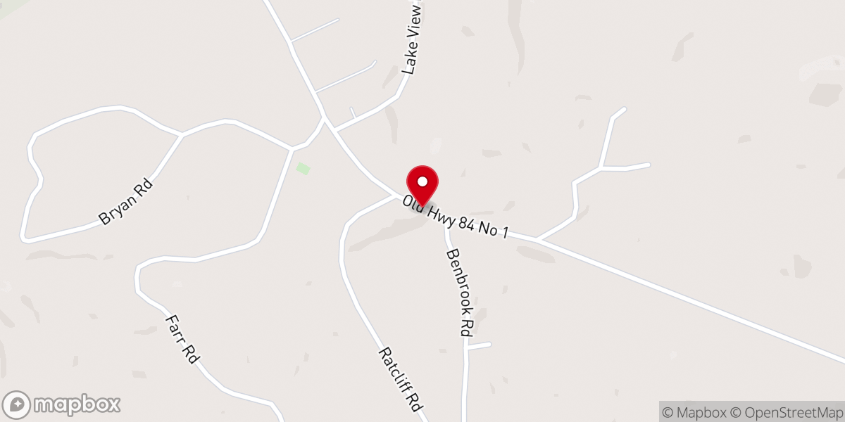 Map showing location of Lighthouse Baptist Church
