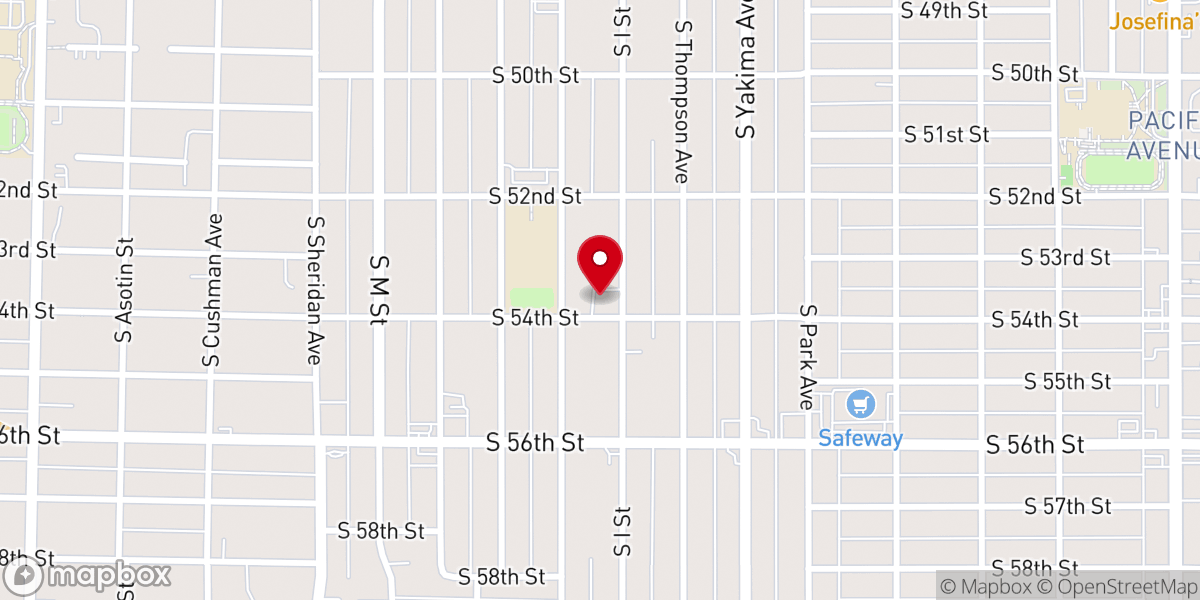 Map showing location of Joyful Baptist Church