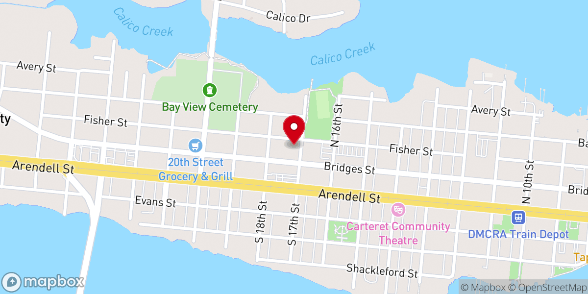 Map showing location of One Harbor Offices