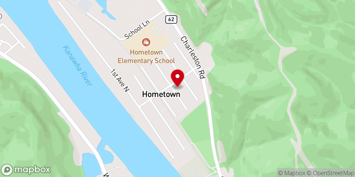Map showing location of Wilkinson Memorial United Methodist Church