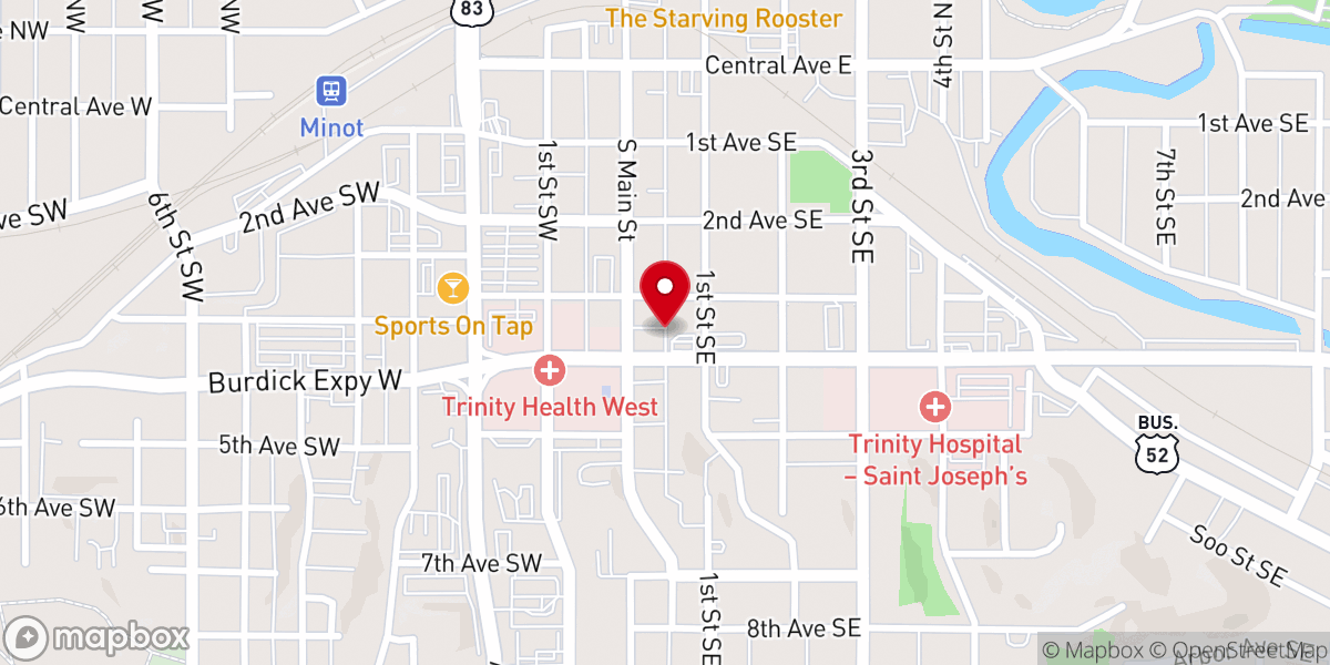 Map showing location of Child Evangelism Fellowship Inc