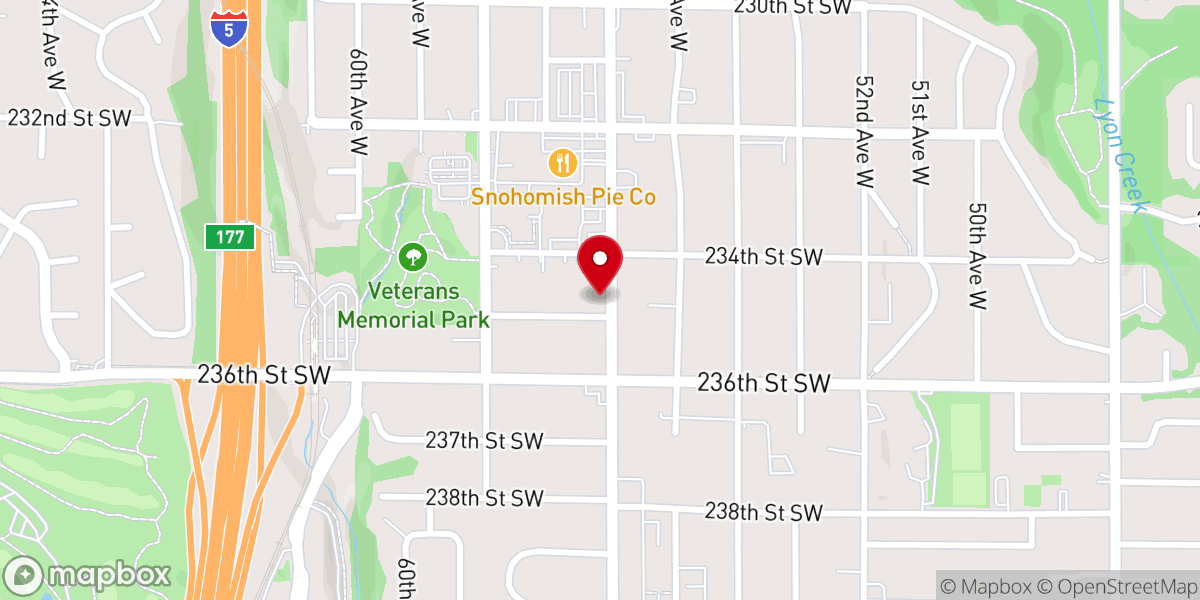 Map showing location of Bethesda Lutheran Church