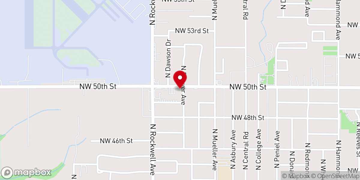 Map showing location of Williams Church of the Nazarene
