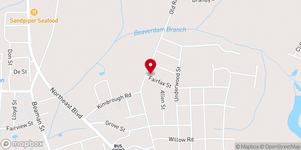 Map showing location of Grace United Methodist Church