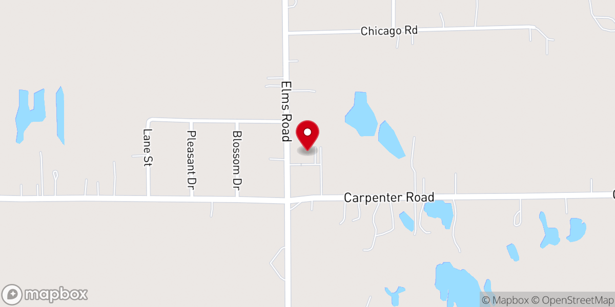 Map showing location of Cornerstone Community Free Methodist Church