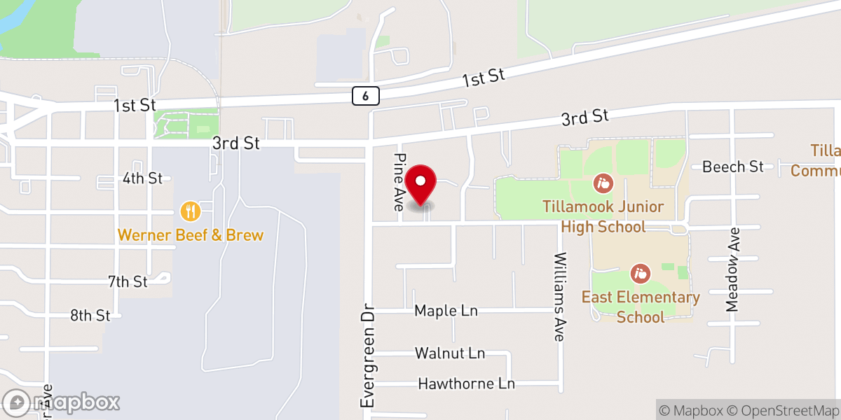 Map showing location of Life Change Christian Fellowship