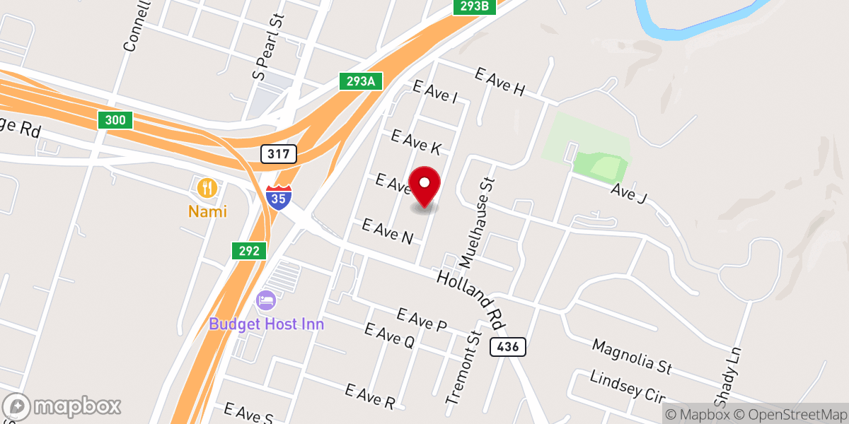 Map showing location of Christian Tabernacle Church