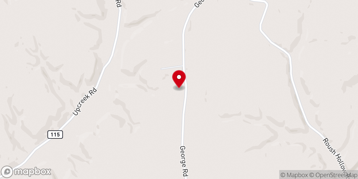 Map showing location of Morgan Church
