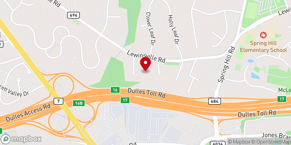 Map showing location of Holy Transfiguration Melkite Catholic Church