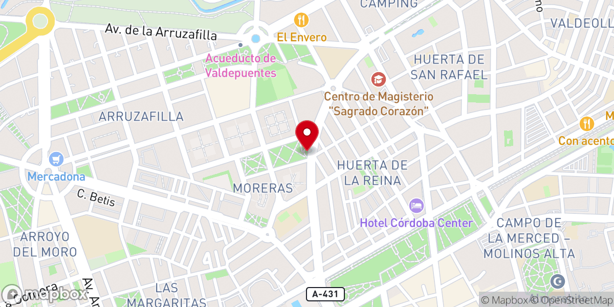 Map showing location of Restos Basílica