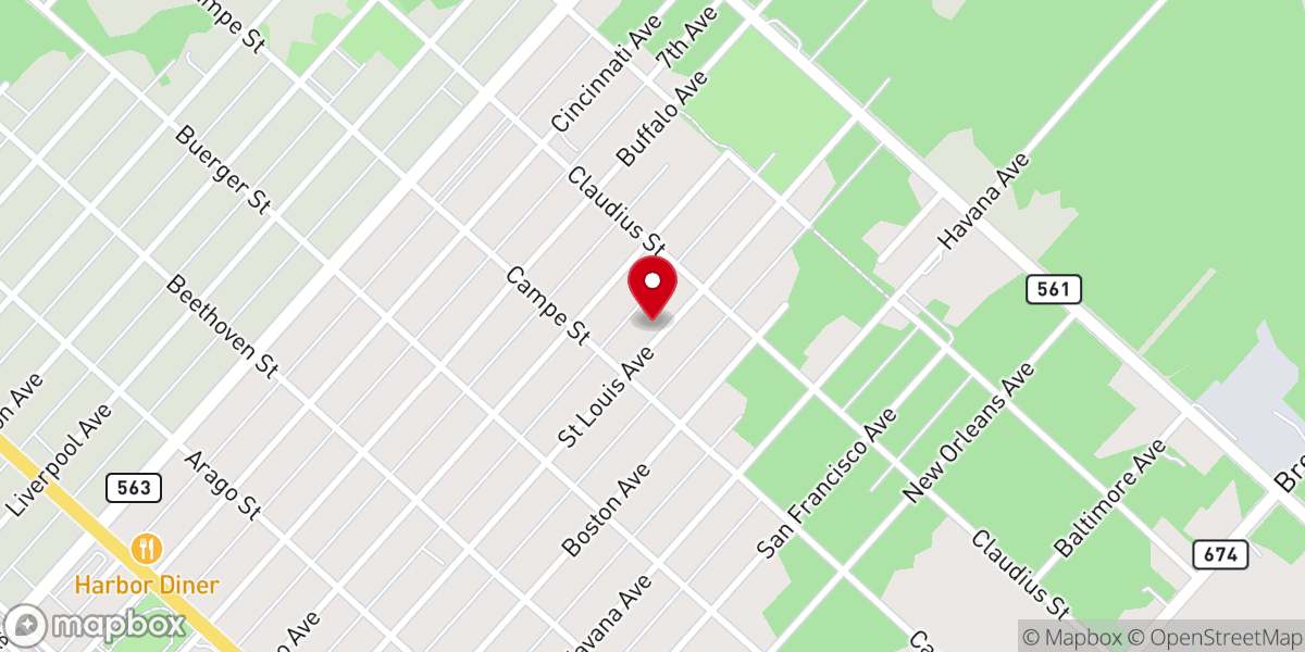 Map showing location of Saint Nicholas Church (Our Lady of Perpetual Help Parish)