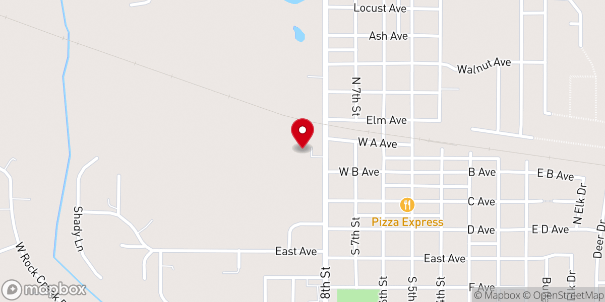 Map showing location of Cache Church of Christ