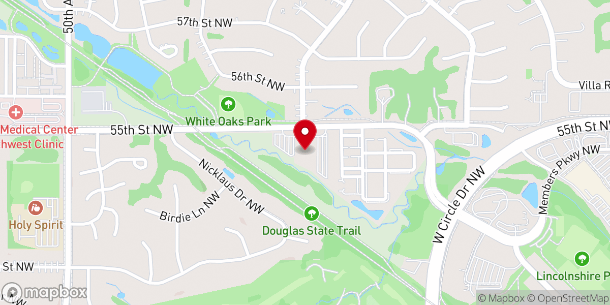 Map showing location of Christ Community Church