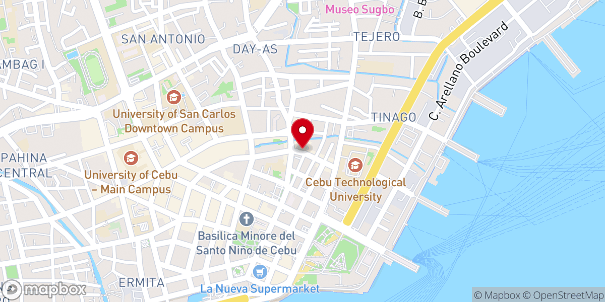 Map showing location of Maranatha Christian Fellowship