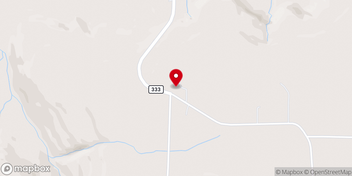 Map showing location of Hilltop Chapel
