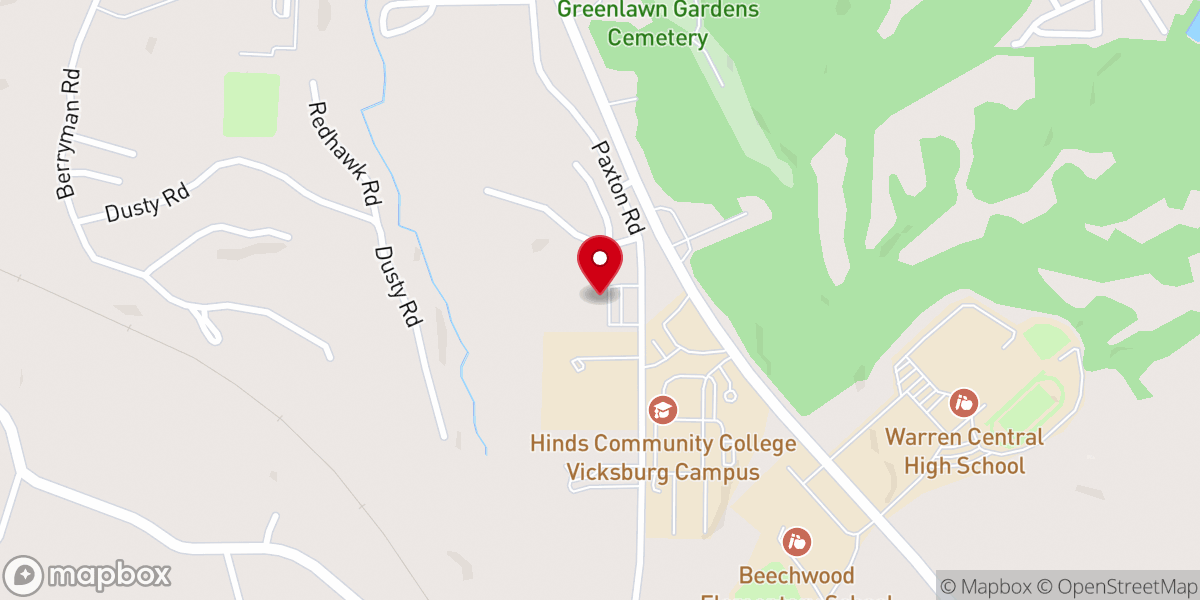 Map showing location of First Pentecostal Church