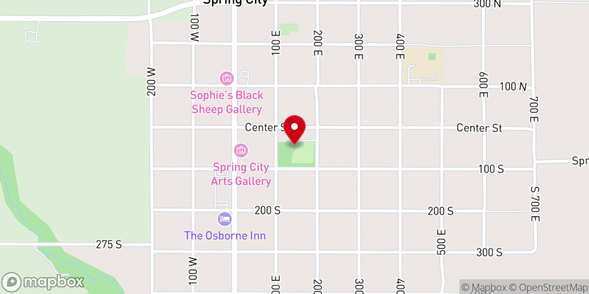 Map showing location of Spring City Corporation