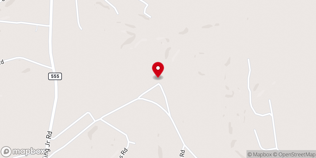 Map showing location of Wilderness Church