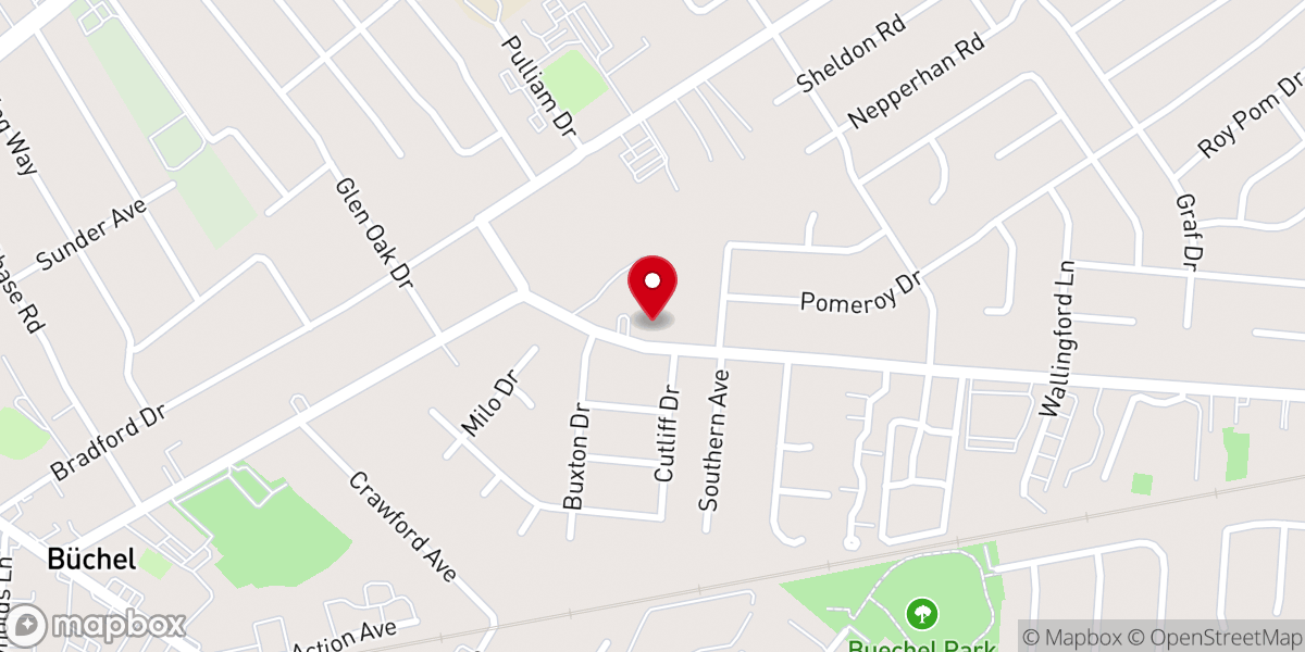 Map showing location of Midlane Park Presbyterian Church