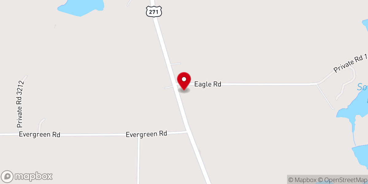 Map showing location of New Hopewell Church