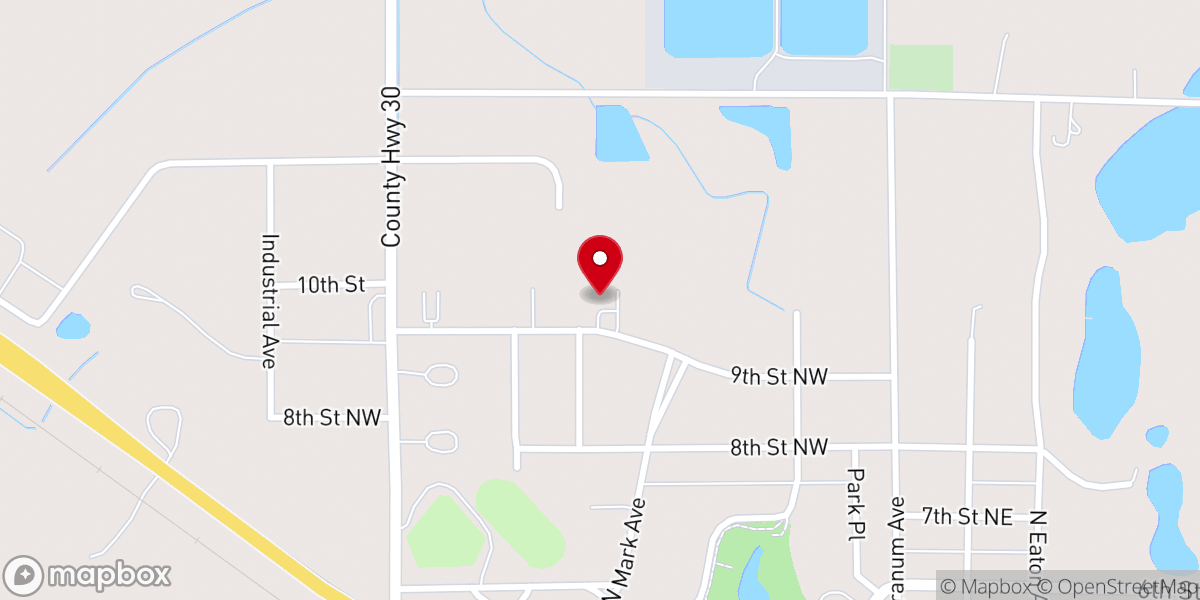 Map showing location of New Journey Church