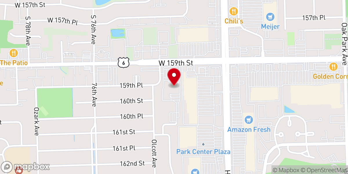 Map showing location of St. Julie Billiart Roman Catholic Church