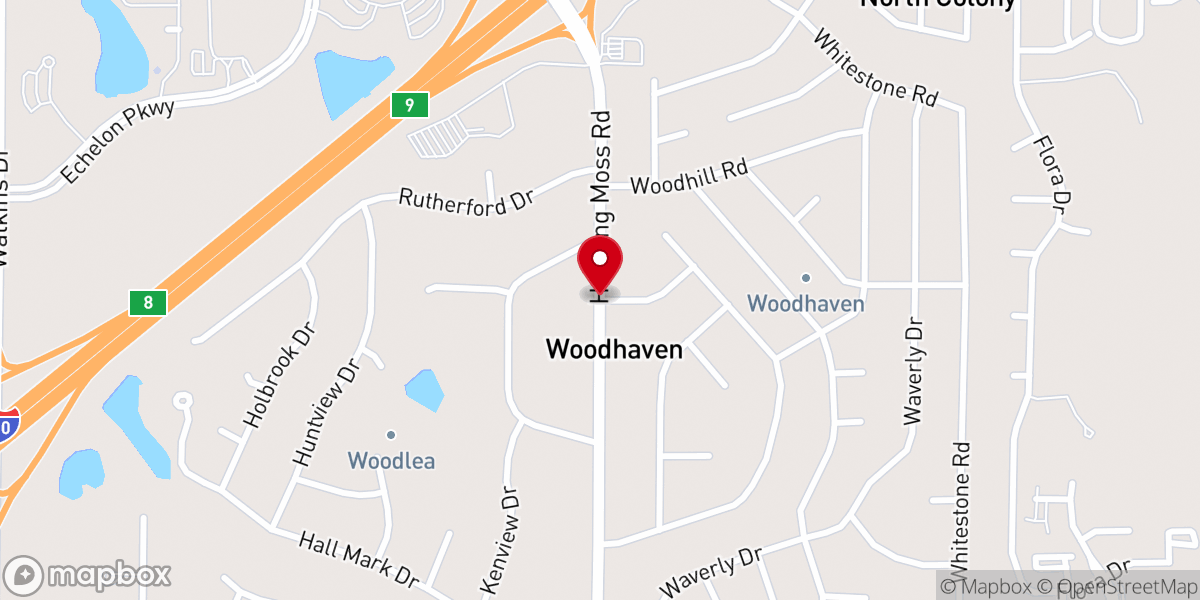 Map showing location of Flaming Dove Ministries Inc