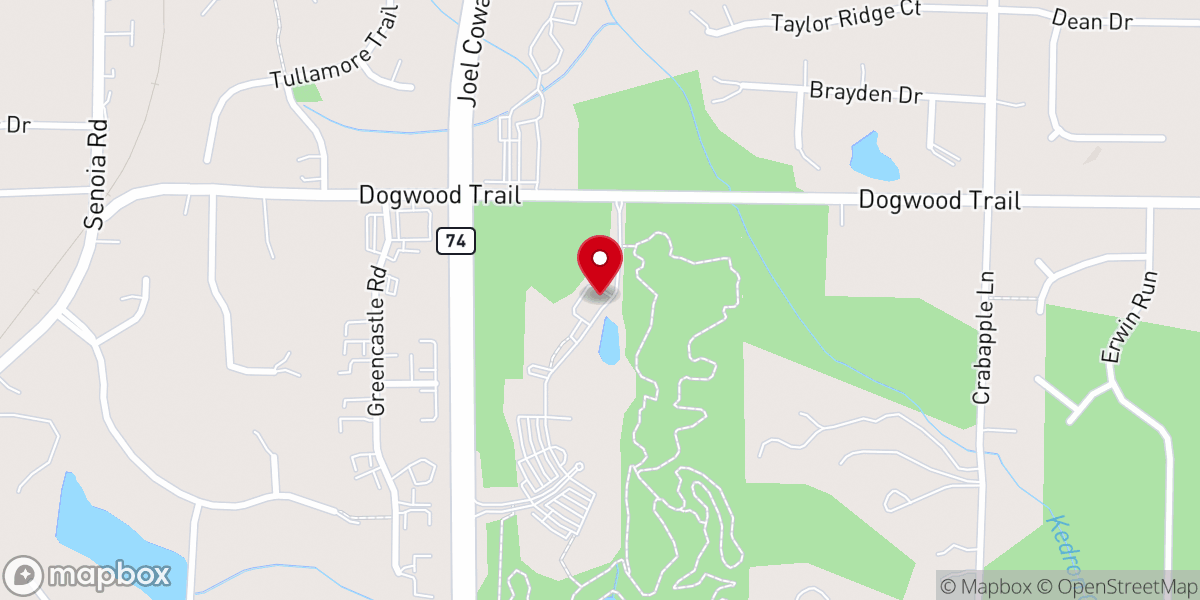 Map showing location of Real Life Center
