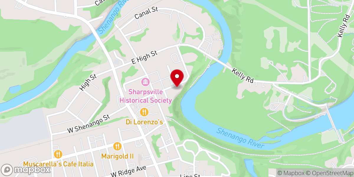 Map showing location of First United Methodist Church