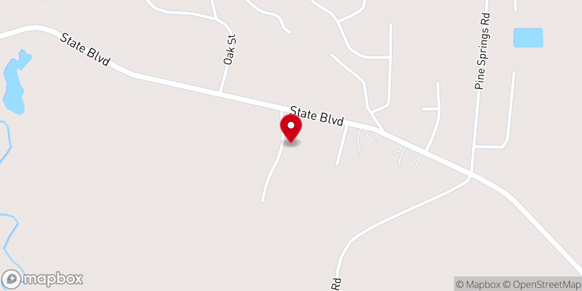 Map showing location of Church of the Way