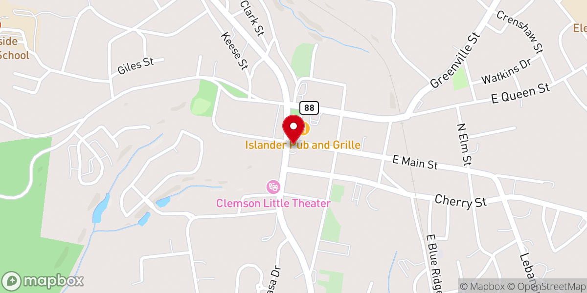 Map showing location of The Village Bakery & Cafe
