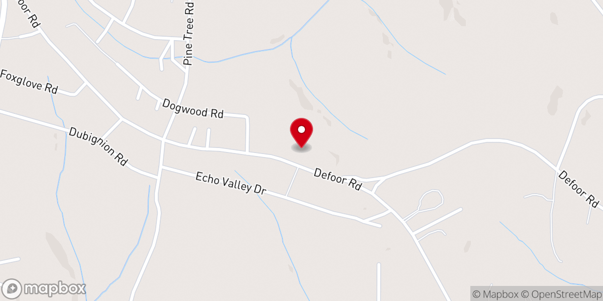 Map showing location of Williams Chapel