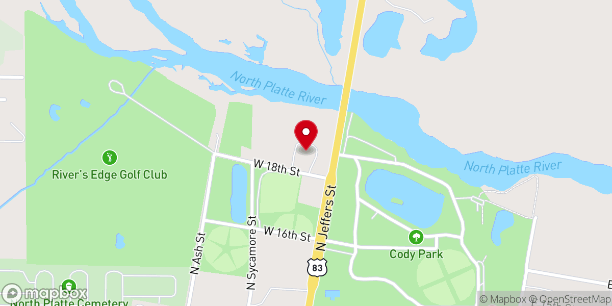 Map showing location of Parkview Kids Christian Learning Center