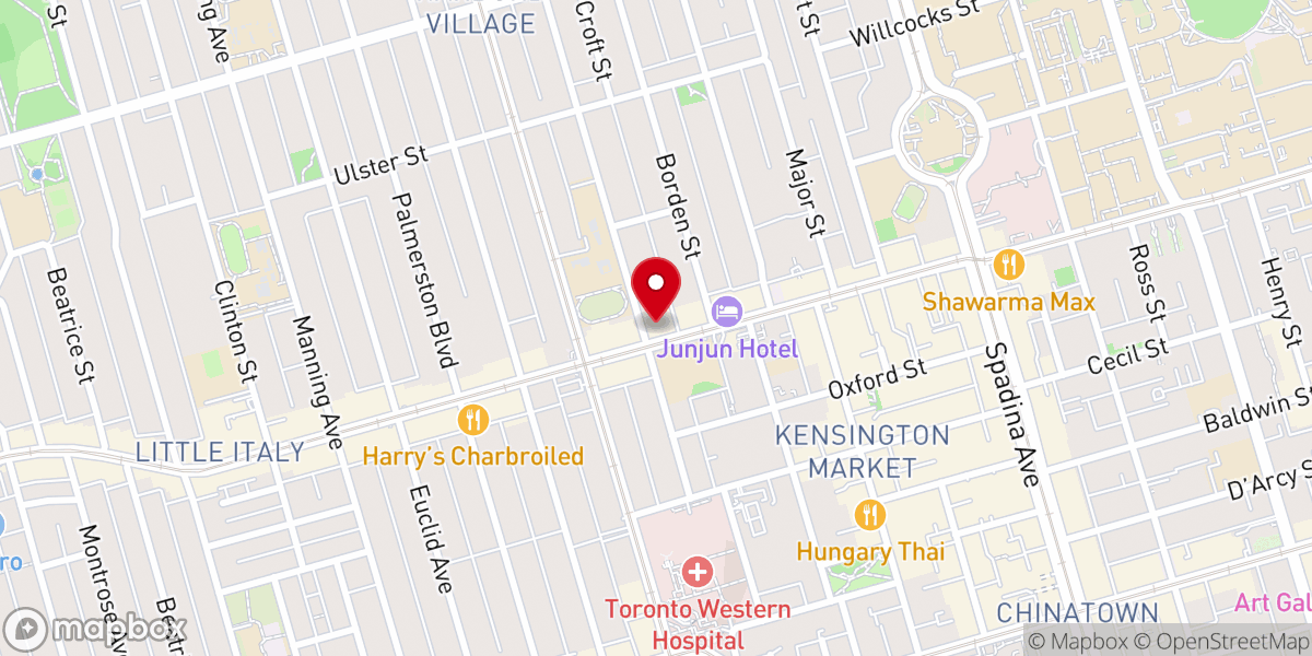 Map showing location of Berea Seventh-Day Adventist Church
