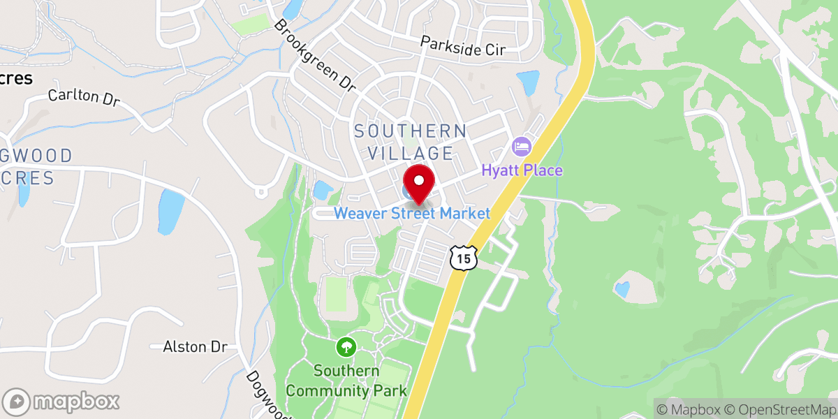 Map showing location of Christ United Methodist Church