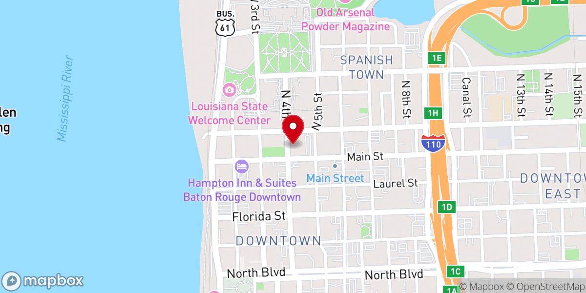 Map showing location of Saint Joseph Cathedral